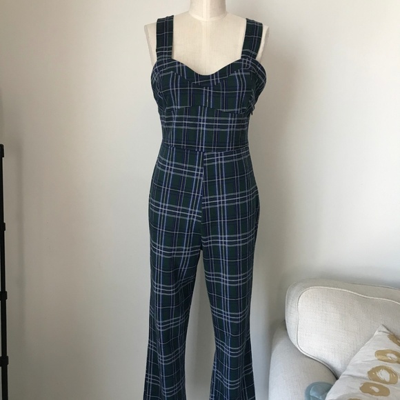 UO Rachel Plaid Jumpsuit - Picture 5 of 8